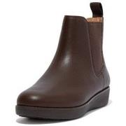 Bottines FitFlop SUMI LEATHER CHELSEA BOOTS CHOCOLATE BROWN