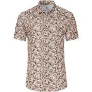 Chemise Desoto Short Sleeve Jersey Chemise Impression Beige