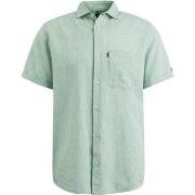 Chemise Vanguard Chemise Short Sleeve De Lin Vert