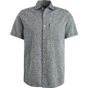 Chemise Vanguard Chemise Short Sleeve De Lin Antrhacite