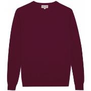 Pull Bruce Field Pull homme col V en pur cachemire fin jauge 16