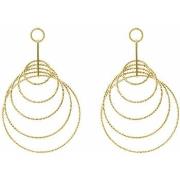 Boucles oreilles Orusbijoux Boucles D Oreilles Argent Doré Diamanté St...