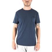 T-shirt Devid Label Shiro - T-shirt ras du cou avec poche