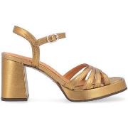 Chaussures escarpins Chie Mihara Sandale à talon de couleur bronze