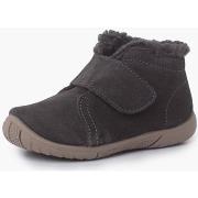 Boots enfant Pisamonas Botte avec col en laine d'agneau et sangle d'en...