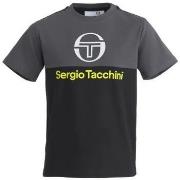T-shirt enfant Sergio Tacchini TEE SHIRT - BLACK/EBONY - 8 ans