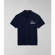 T-shirt Napapijri E-COLVILLE NP0A4HPX-176 BLU MARINE