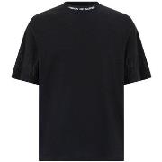 T-shirt Vision Of Super T-shirt noir flammes noires