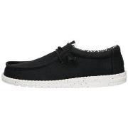 Baskets Dude Chaussure homme noir WALLY STRETCH CANVAS - 40