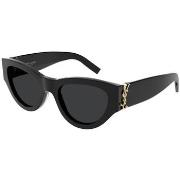 Lunettes de soleil Saint Laurent SL M94 Lunettes de soleil, Noir/Gris,...