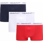 Caleçons Gant Boxers Lot de 3 Rouge