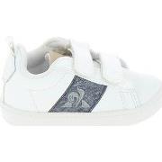 Baskets enfant Le Coq Sportif Courtclassic BB Blanc Bleu