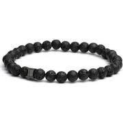 Bracelets Gemini Bracelet Gemini Black Lava 6mm S