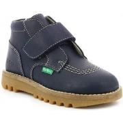 Boots enfant Kickers Newkrafty marine, Bottillons Mixte,