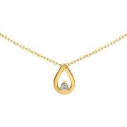 Collier Brillaxis Collier forme goutte avec 1 diamant