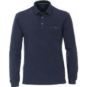 T-shirt Casa Moda Polo ML Bleu Foncé