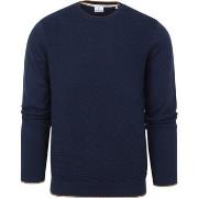 Sweat-shirt Blue Industry Pull Structure Bleu foncé