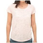 Polo Le Temps des Cerises T-Shirt Femme Quincey Rose