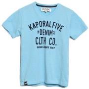 Debardeur enfant Kaporal T-Shirt Col V Garçon Dapid bleu Clair