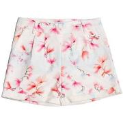 Short enfant Guess Short Fille Imprimé Fleurs Blanc/Multicolore