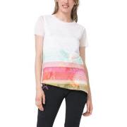 Polo Desigual T Shirt Asimetric Polynesia Blanc 73T2EP9 (rft)