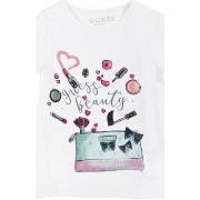 Chemise enfant Guess T-shirt Fille K83I20 Blanc