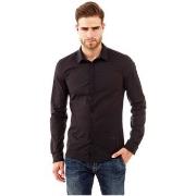 Chemise Guess Chemise Homme Poplin Noir M53H01 (rft)