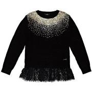 Gilet enfant Guess Pull Fille Embell Noir