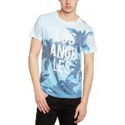 Polo Deeluxe T-Shirt Homme Hacienda Bleu Ciel