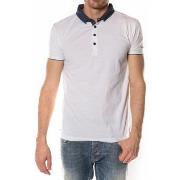 Polo Deeluxe Polo Homme Again blanc