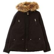 Parka enfant Kaporal Parka Capuche Fourrure Fille PARKA Noir