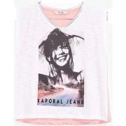 Chemise enfant Kaporal Tee Shirt Febe Blanc