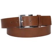 Ceinture Guess Ceinture Homme en Cuir Sleeky Marron