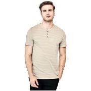 Polo Guess T Shirt Homme Karl Beige M81P30