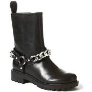 Bottes Guess Bottes Femme en Cuir HADDE Noir