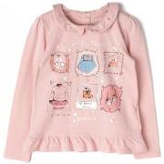 Chemise enfant Guess T-shirt Fille K84I15 Rose (rft)