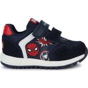 Baskets basses enfant Geox alben sneakers navy red