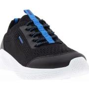 Baskets basses enfant Geox sprintye sneakers black lt blue