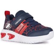 Baskets basses enfant Geox assister sneakers navy dk red