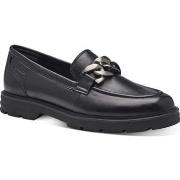 Mocassins Tamaris black leather casual closed loafers