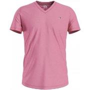T-shirt Tommy Jeans T Shirt Ref 62439 TIC Rose
