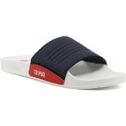 Chaussures Colmar Ciabatta Uomo White Navy Red Royal Blue SLIPPER BRAN...