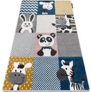 Tapis Rugsx Tapis PETIT ZOO ANIMAUX crème et gris 180x270 cm