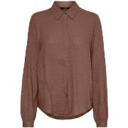 Chemise Vero Moda - Chemisier - marron