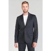 Veste Le Temps des Cerises Blazer cinel noir chiné bleu