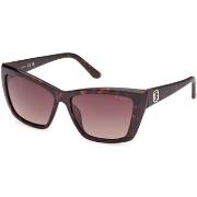 Lunettes de soleil Guess GU00098 Lunettes de soleil, Havana/Marron, 55...