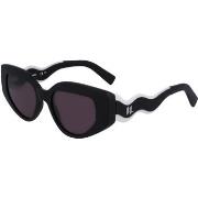 Lunettes de soleil Karl Lagerfeld KL6144S Lunettes de soleil, Noir, 50...