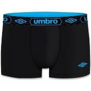 Boxers Umbro Boxer Homme Coton BCASS5 Noir Bleu