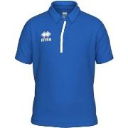 T-shirt Errea Praga 3.0 Polo Ml Ad Azzurro Bianco