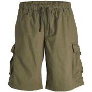 Short Jack &amp; Jones 12254398 PARACHITE-BURNT OLIVE